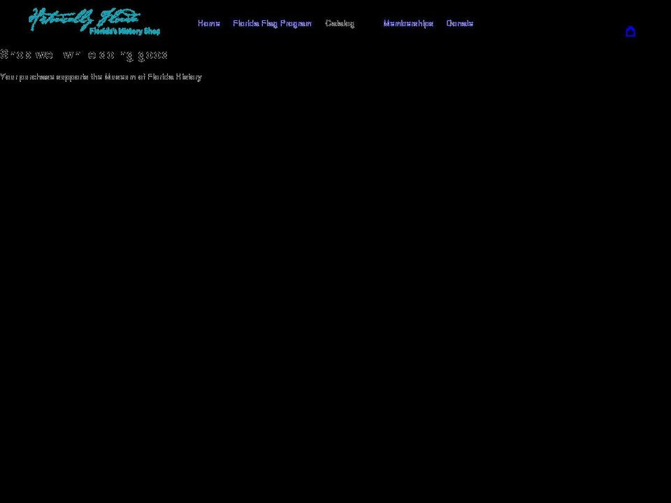 floridashistoryshop.com shopify website screenshot