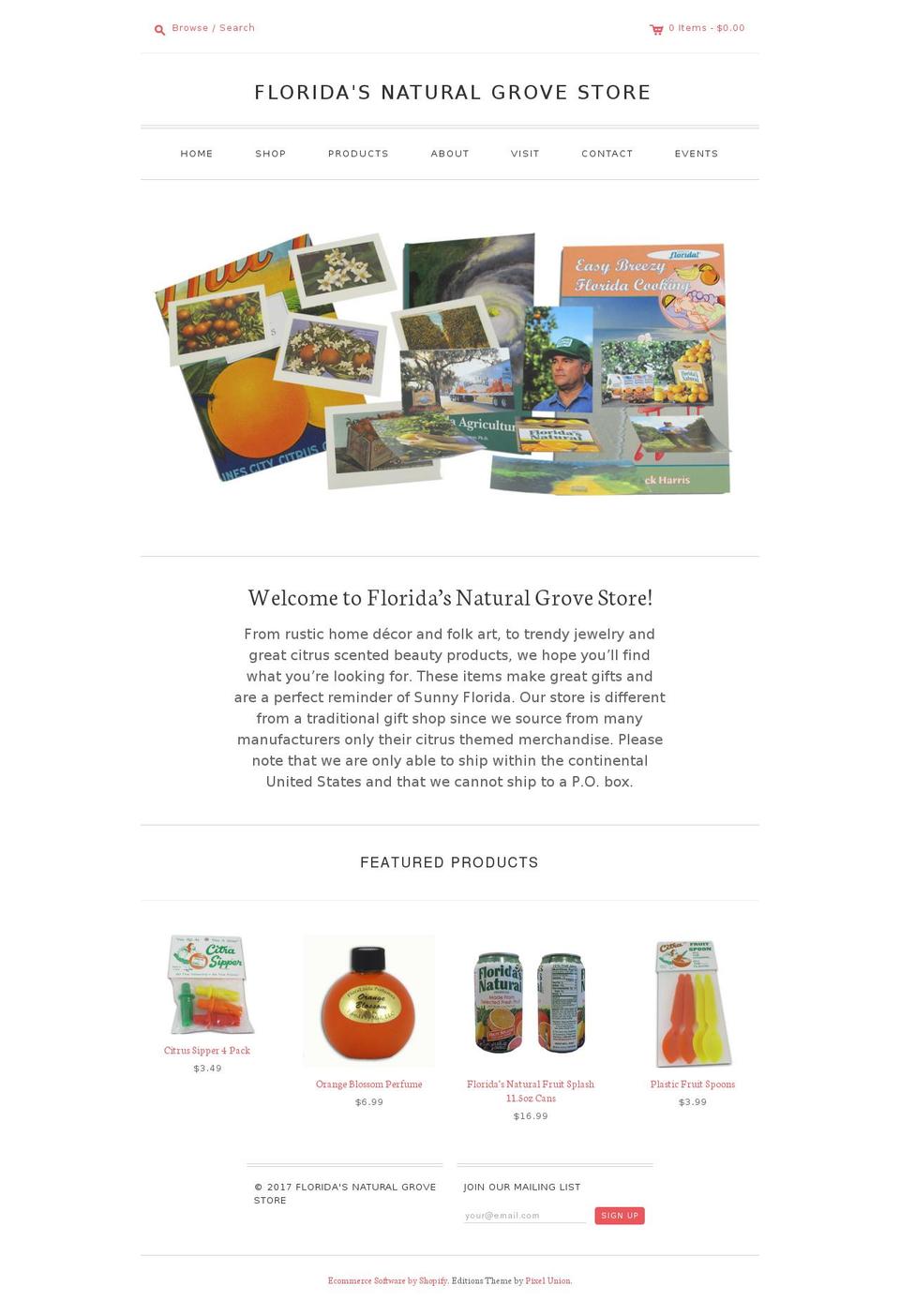 Editions Shopify theme site example floridasnaturalgrovehouse.com