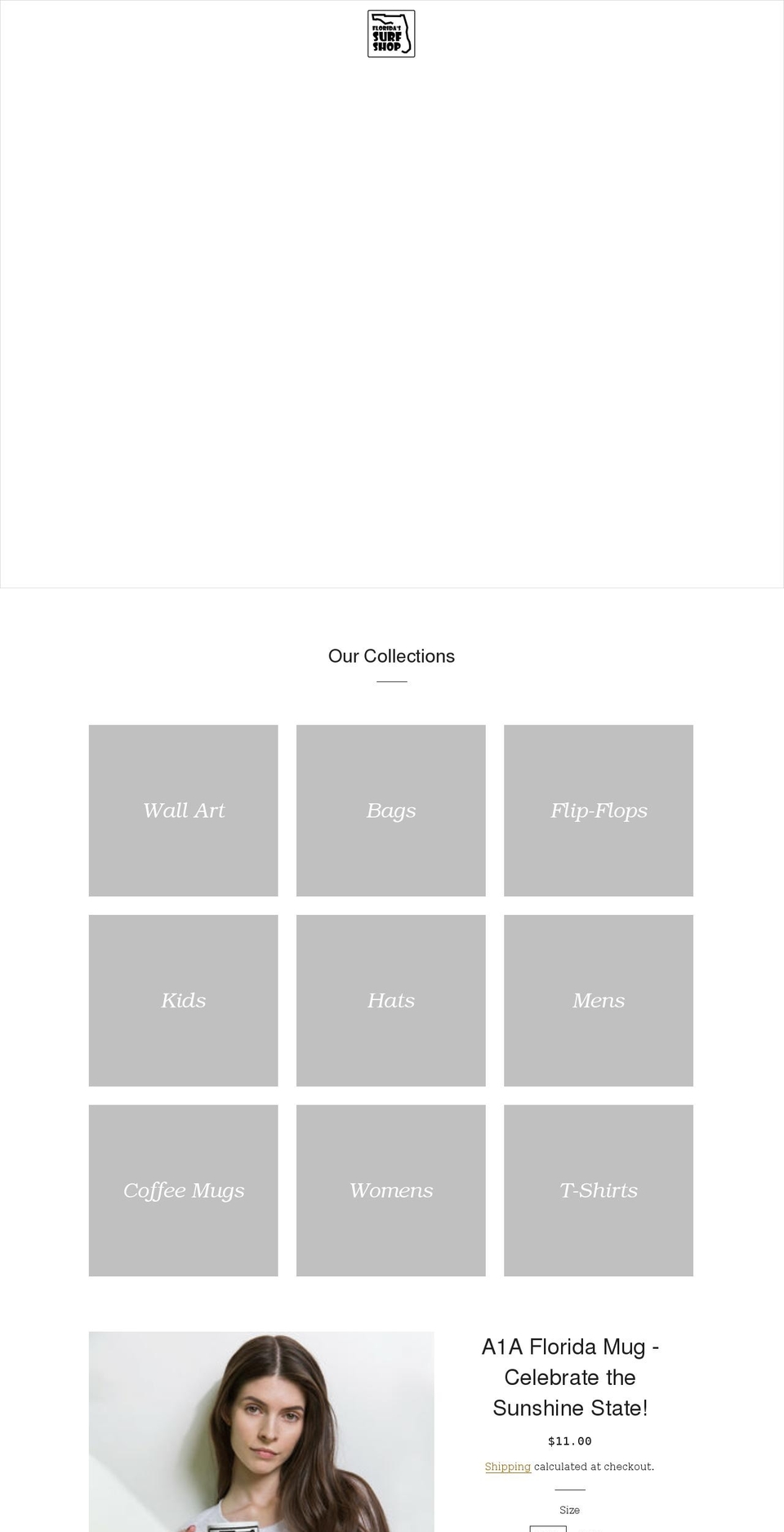 floridassurfshop.com shopify website screenshot