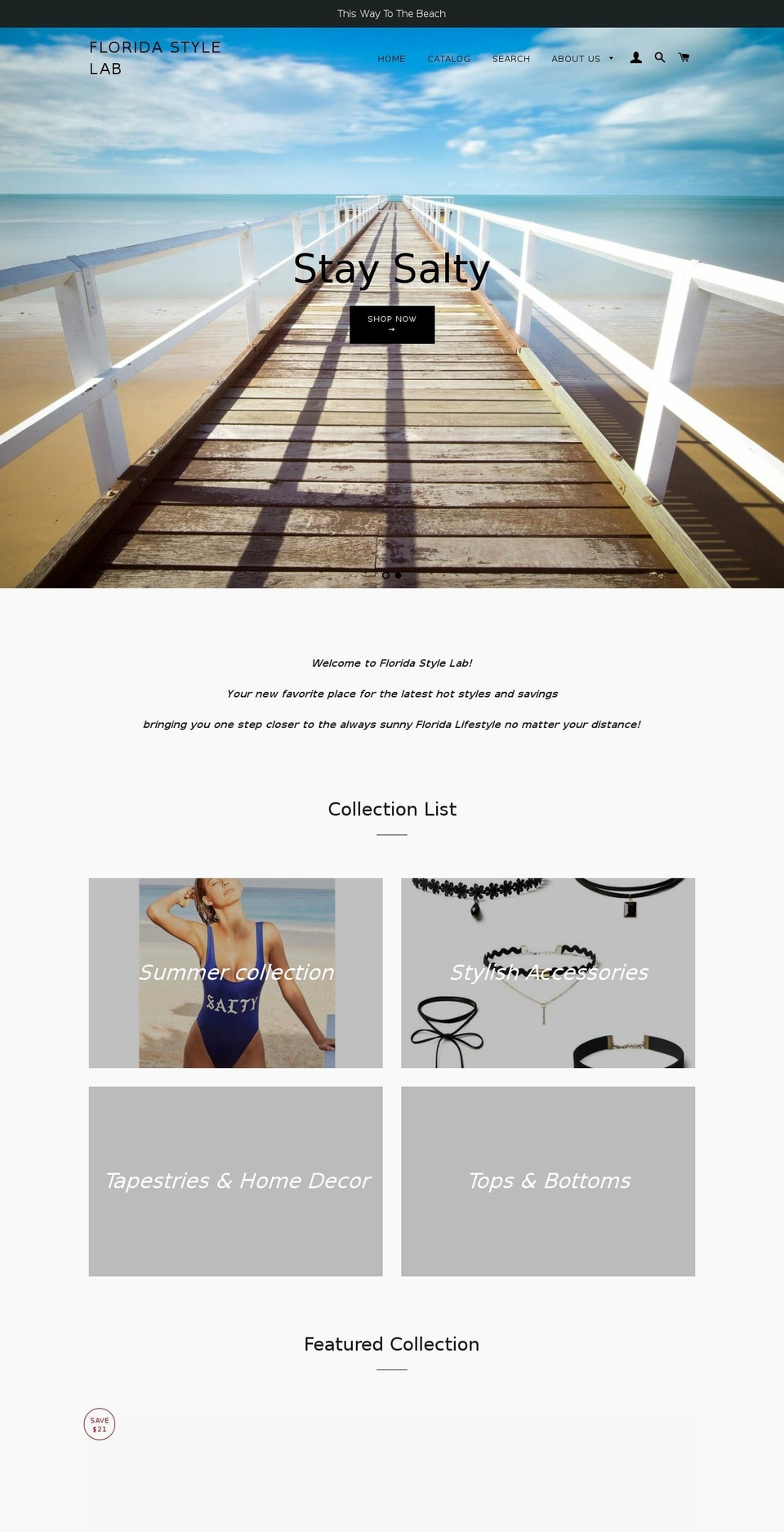 floridastylelab.com — Shopify storefront screenshot