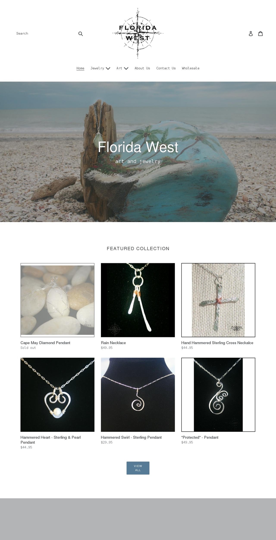 floridawest.com shopify website screenshot