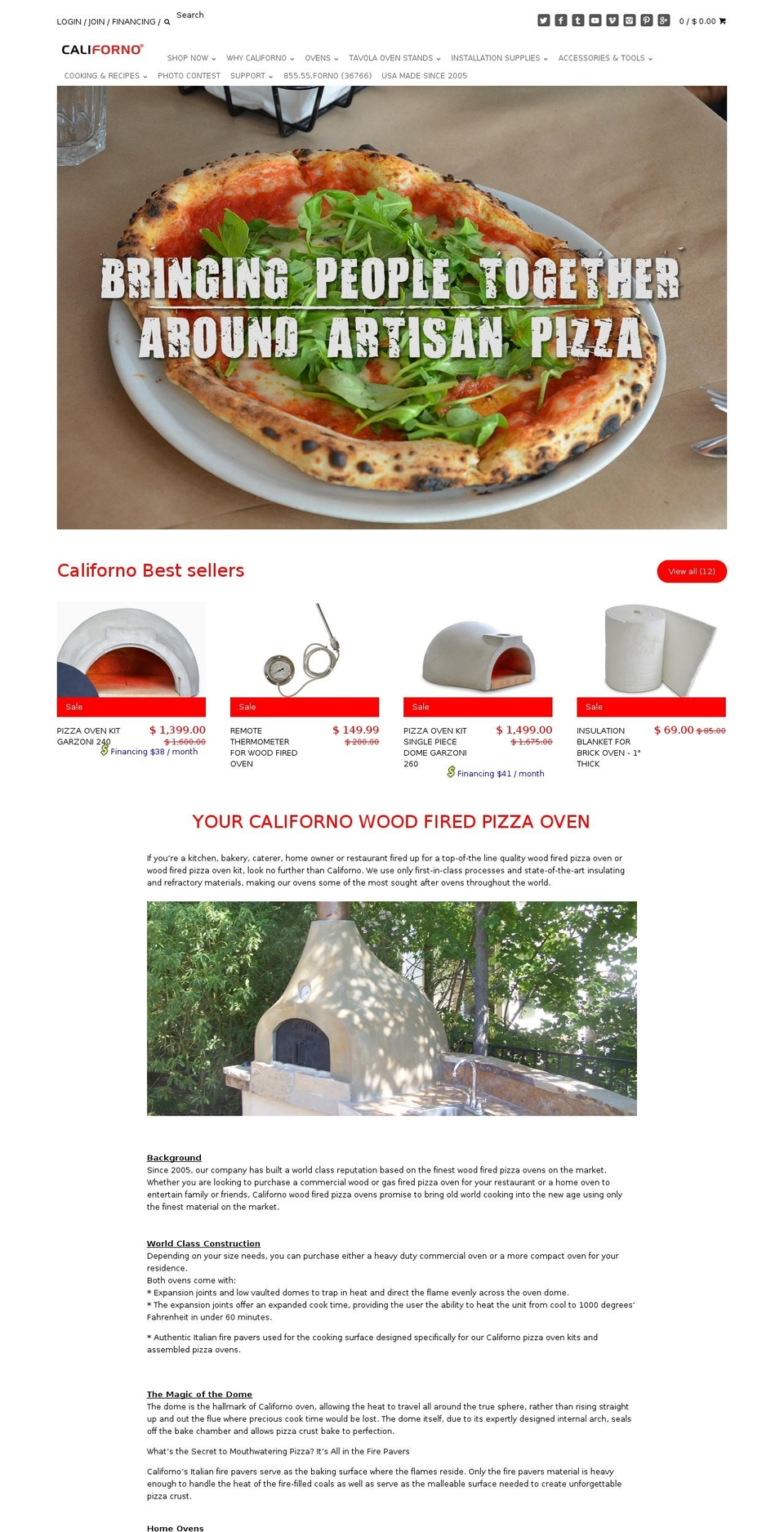 floriforni.com shopify website screenshot