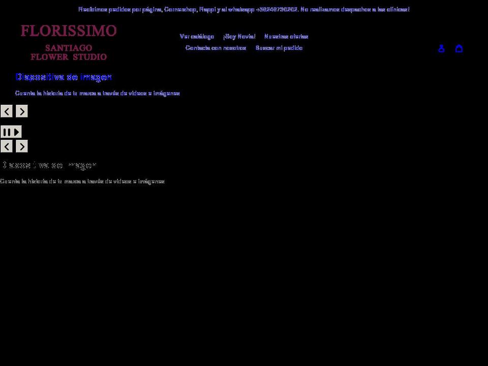 New Website Design Shopify theme site example florissimo.cl