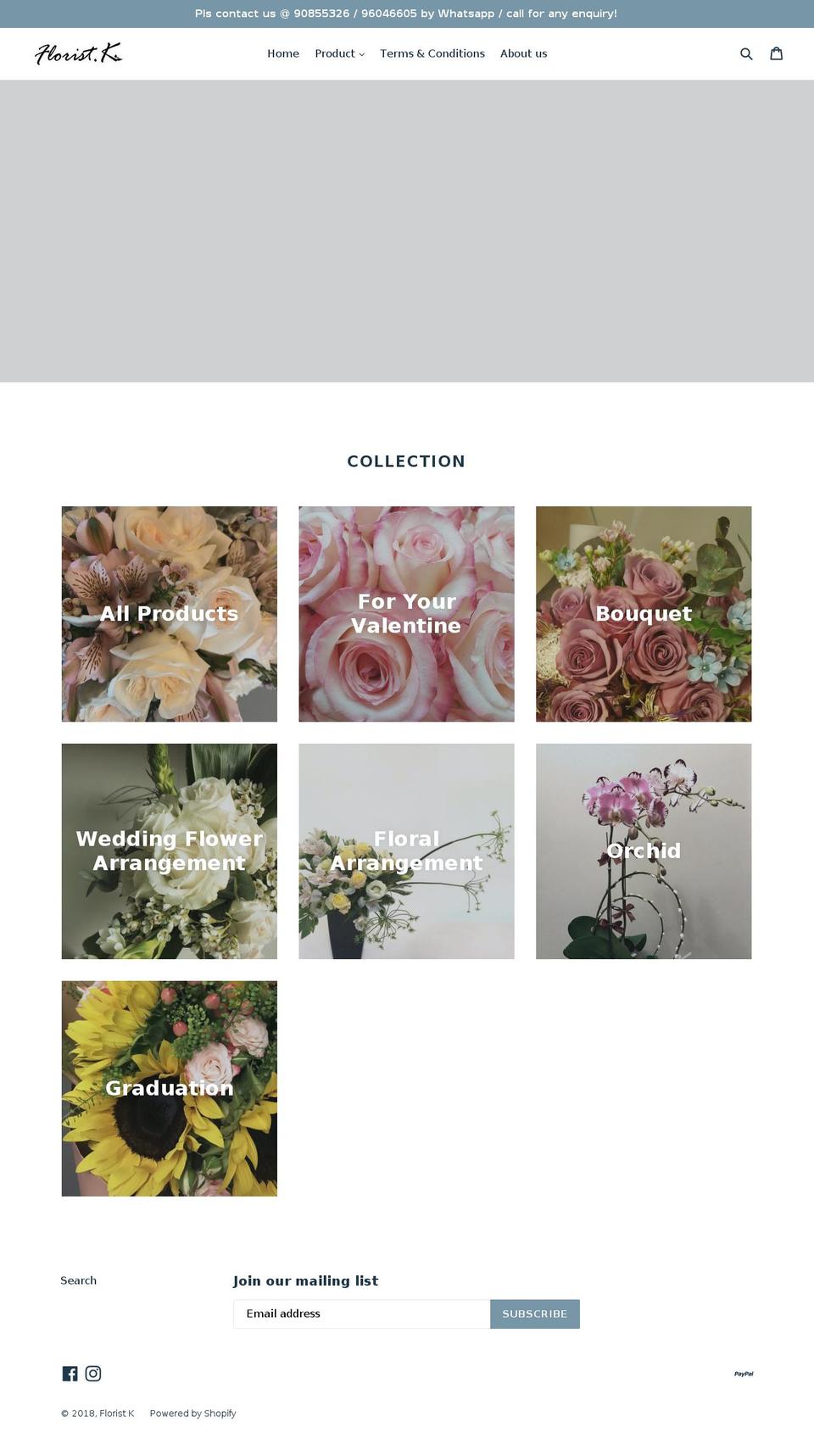floristk.com — Shopify storefront screenshot