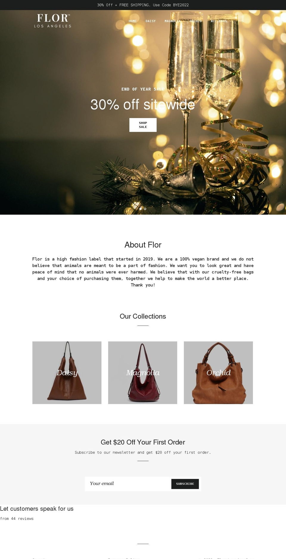 florlosangeles.com shopify website screenshot