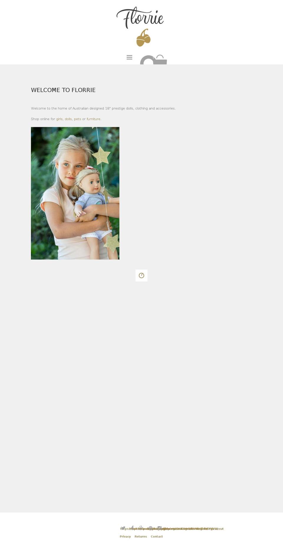 florrydoll.com — Shopify storefront screenshot