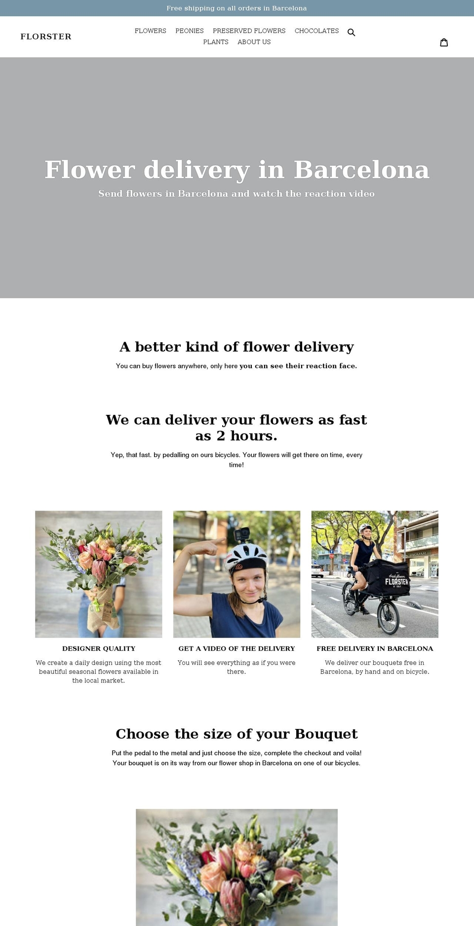 florster.co shopify website screenshot