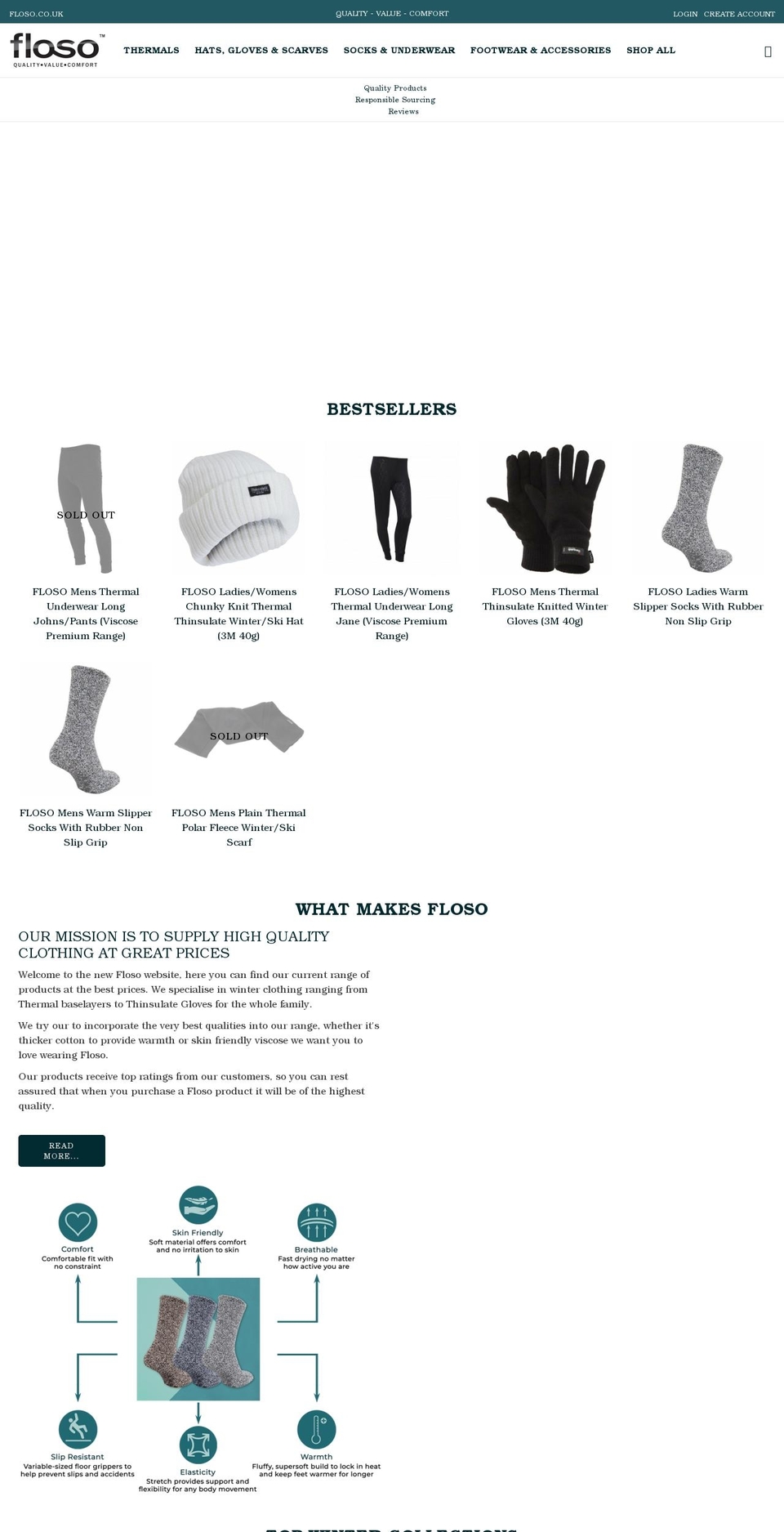 floso.co.uk shopify website screenshot