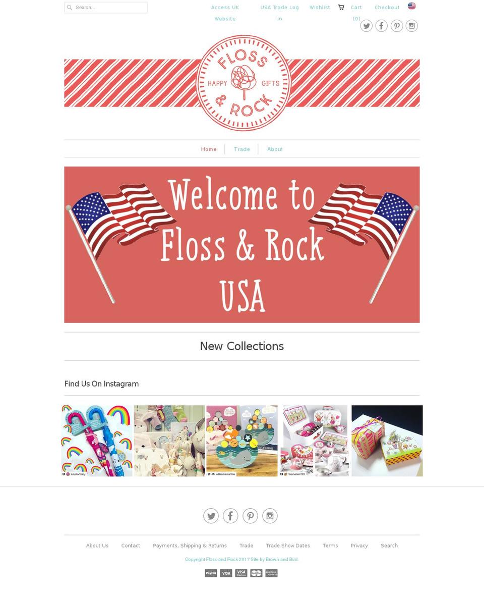 flossandrock.com shopify website screenshot