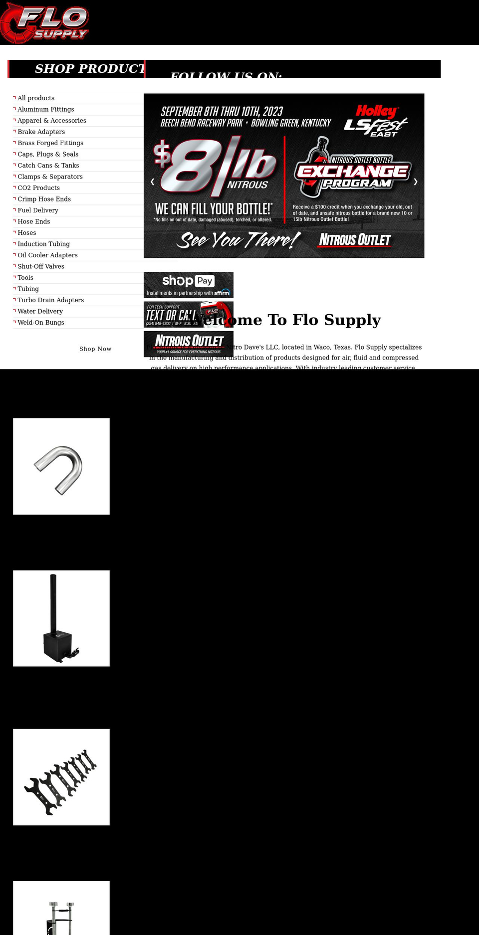 flosupply.com shopify website screenshot