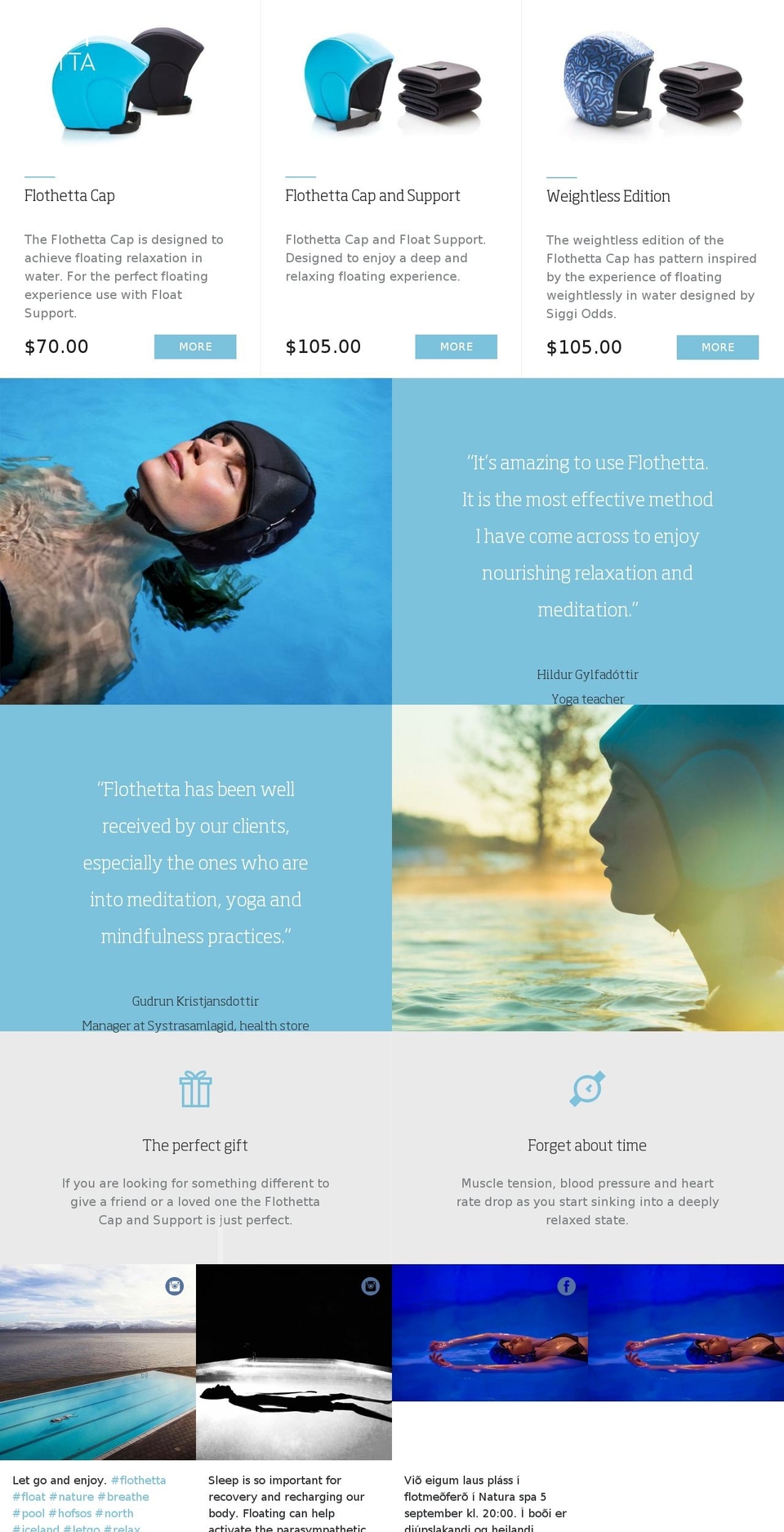 flothetta.com — Shopify storefront screenshot