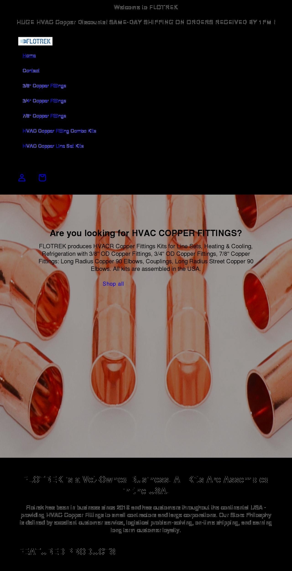 flotrek.com shopify website screenshot