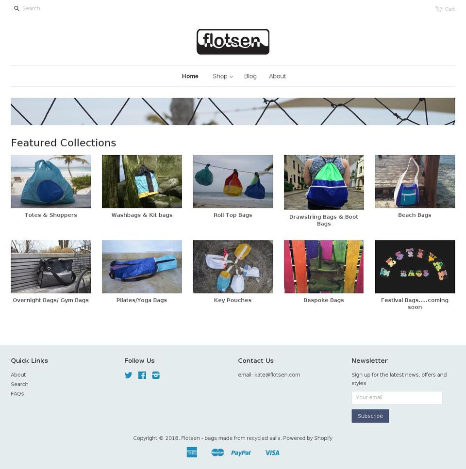 flotsen.com shopify website screenshot