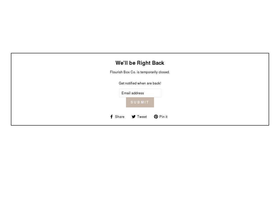 flourishboxco.com shopify website screenshot
