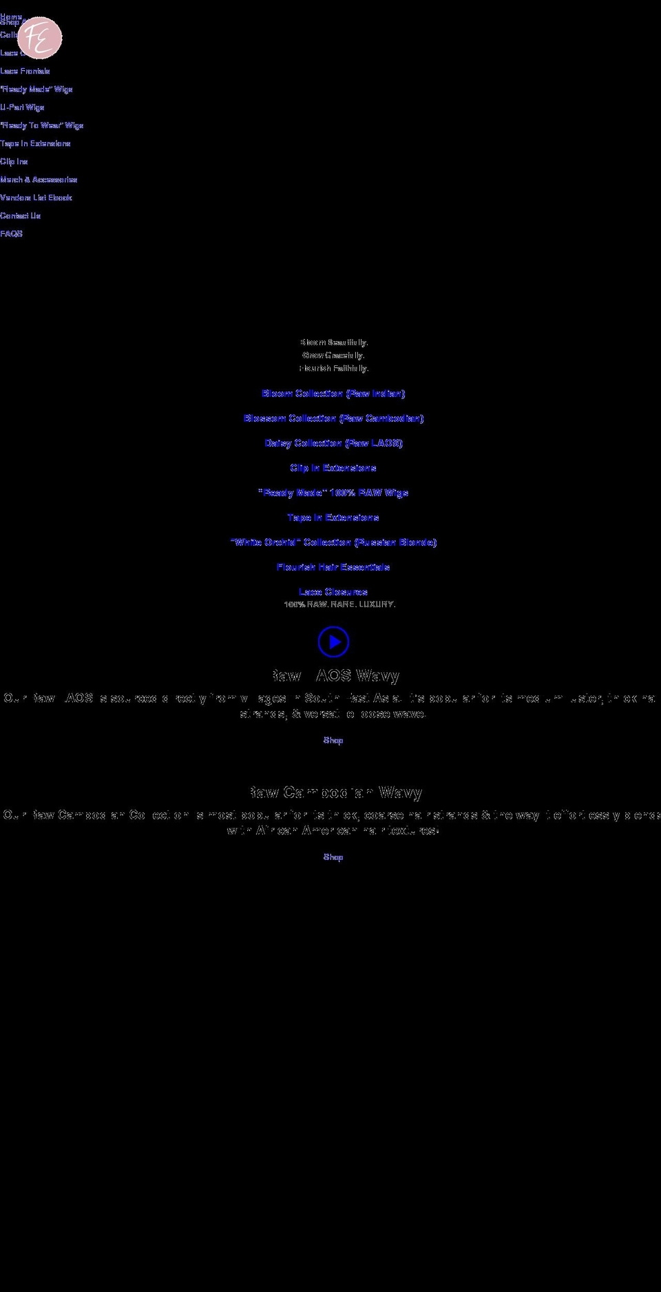 flourishextensions.com shopify website screenshot