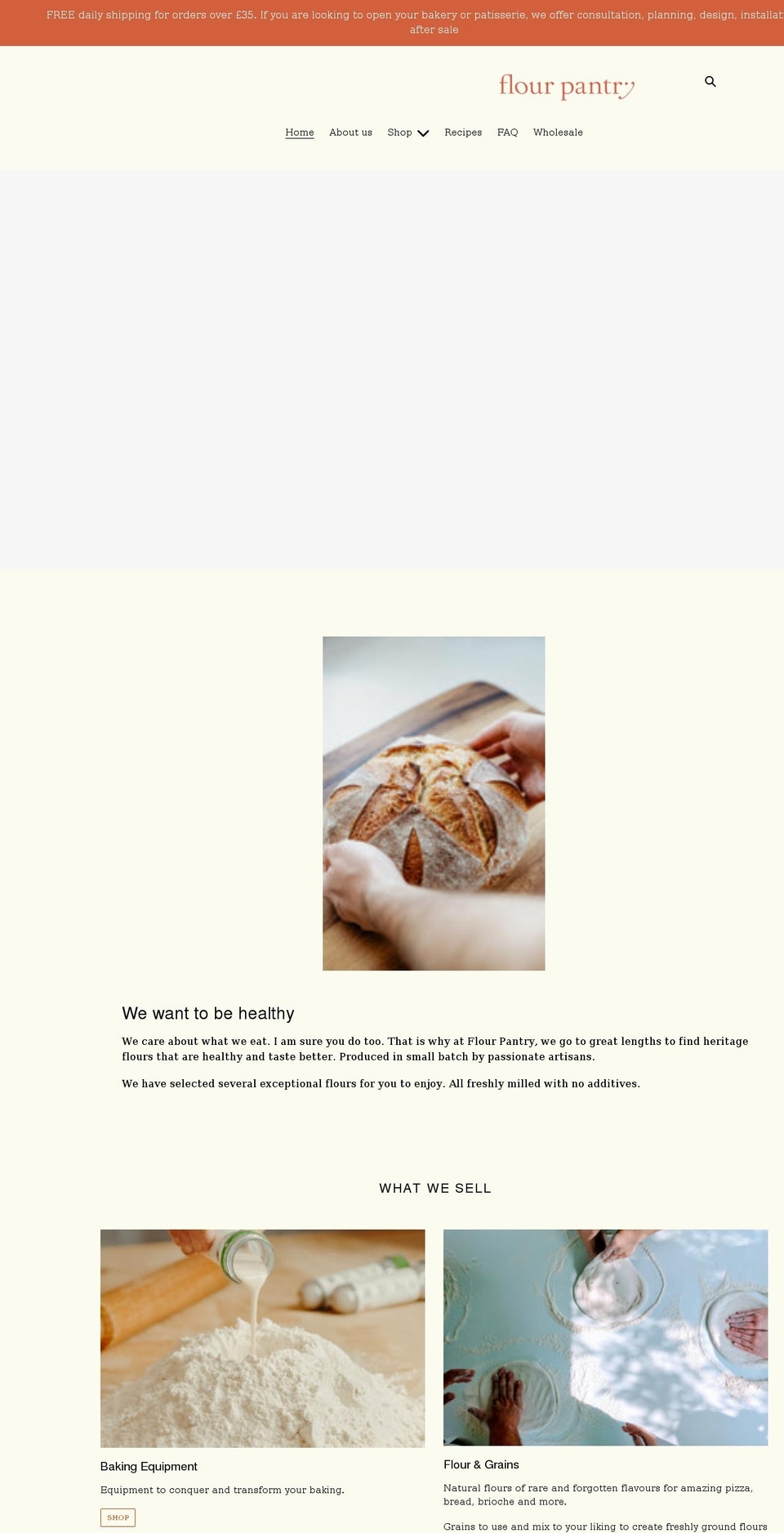 flourpantry.com shopify website screenshot