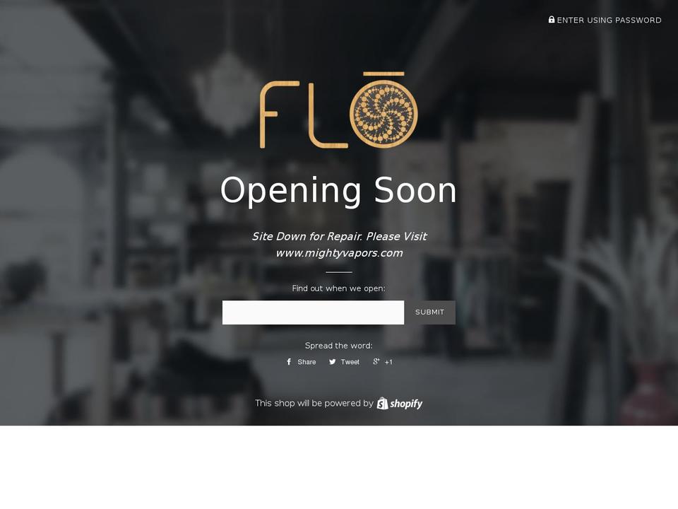 flovapor.com shopify website screenshot