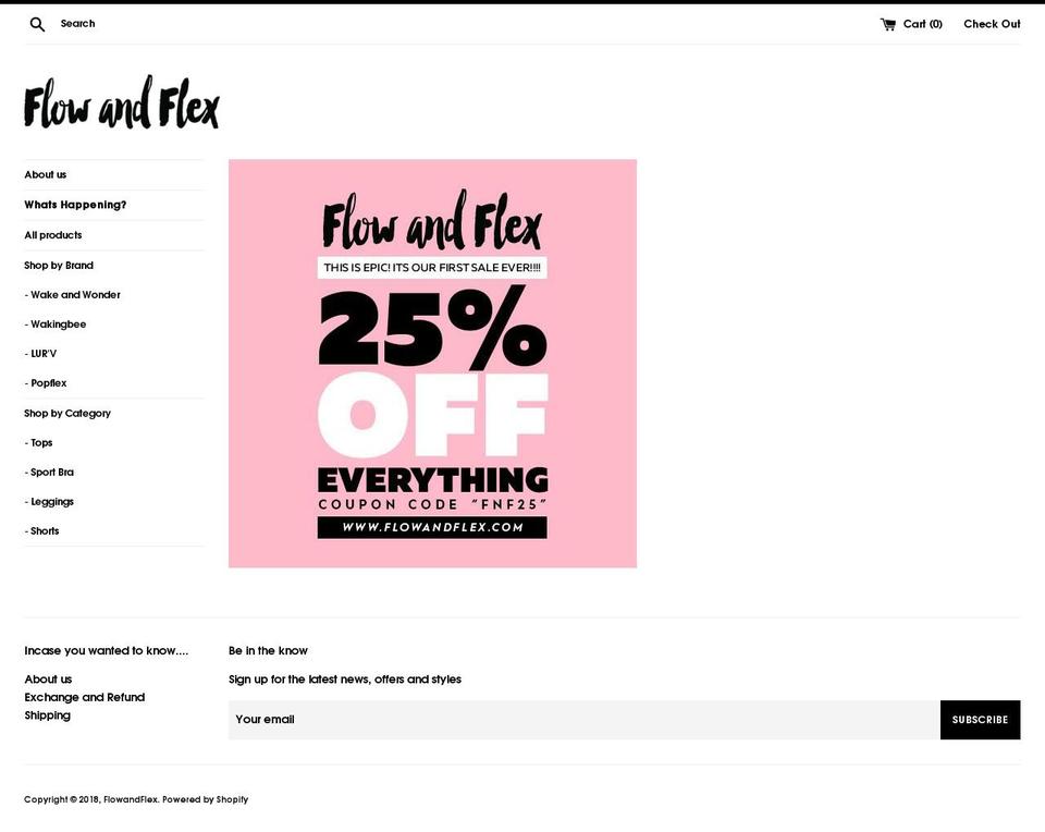 flowandflex.com — Shopify storefront screenshot