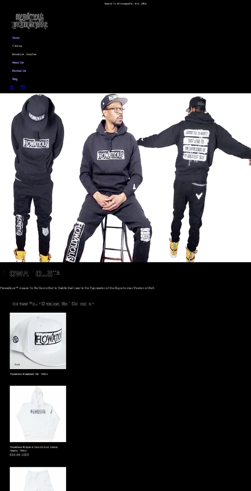 flowatious.com shopify website screenshot