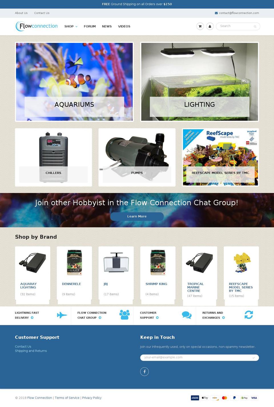flowconnection.com — Shopify storefront screenshot
