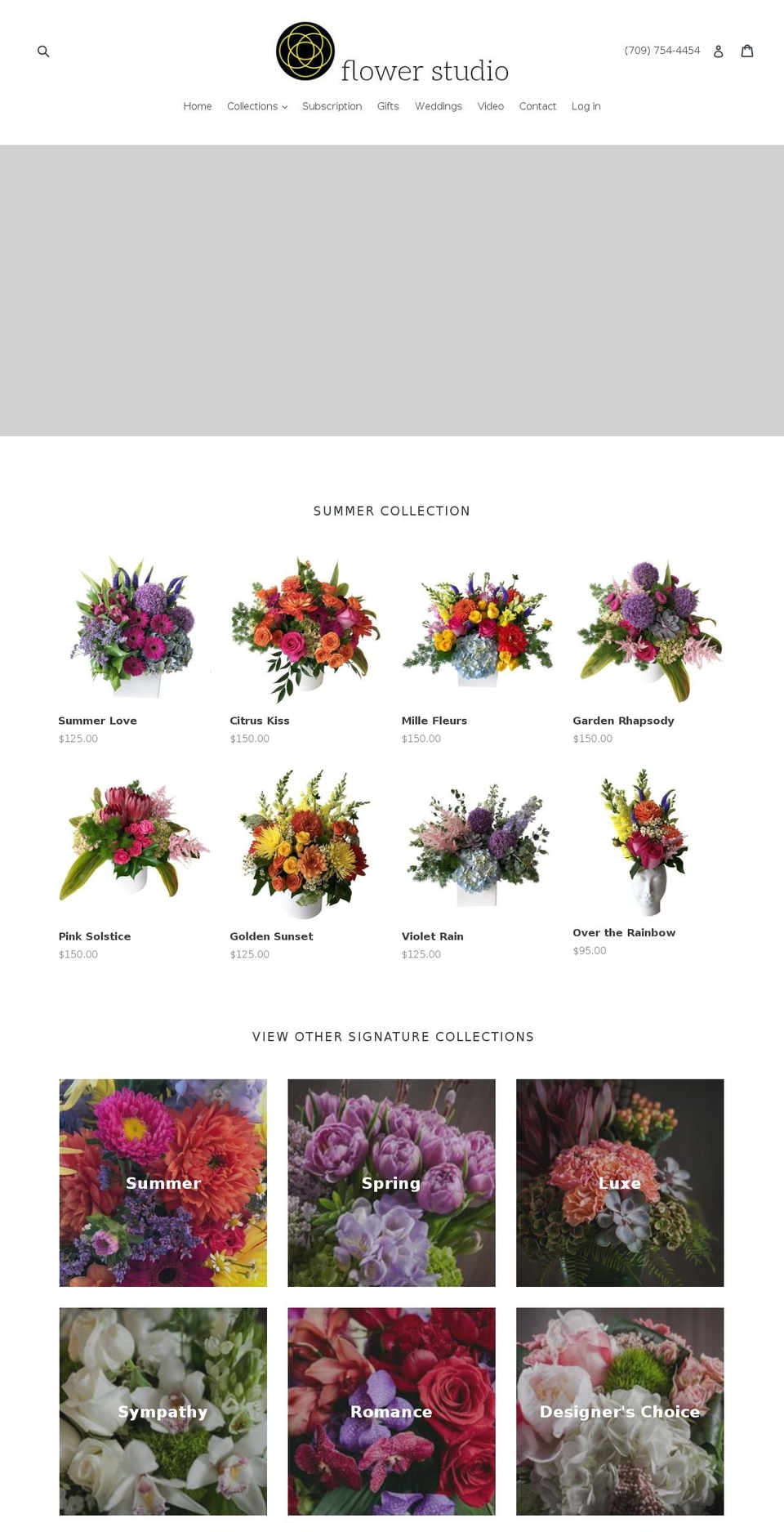 flower-studio.ca shopify website screenshot