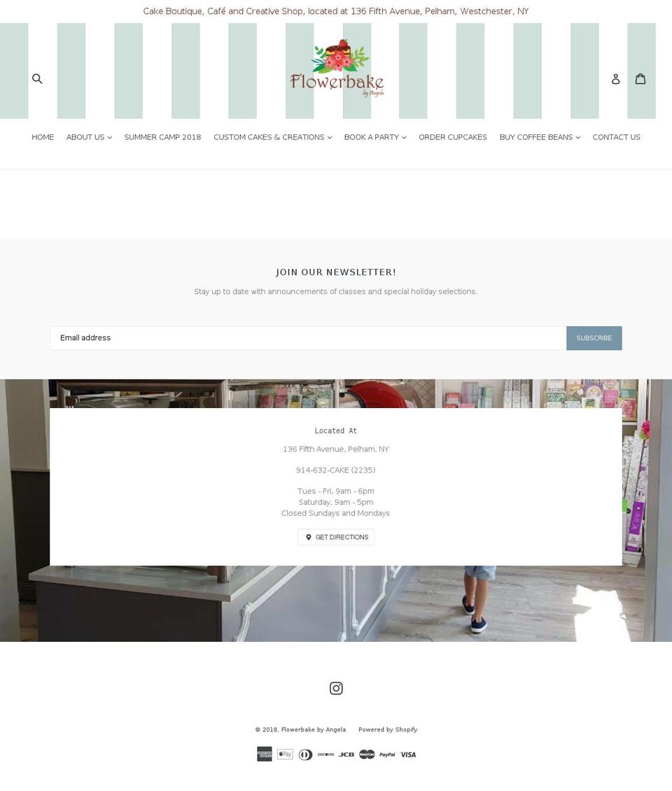 Copy of Live Store Page Shopify theme site example flowerbake.com