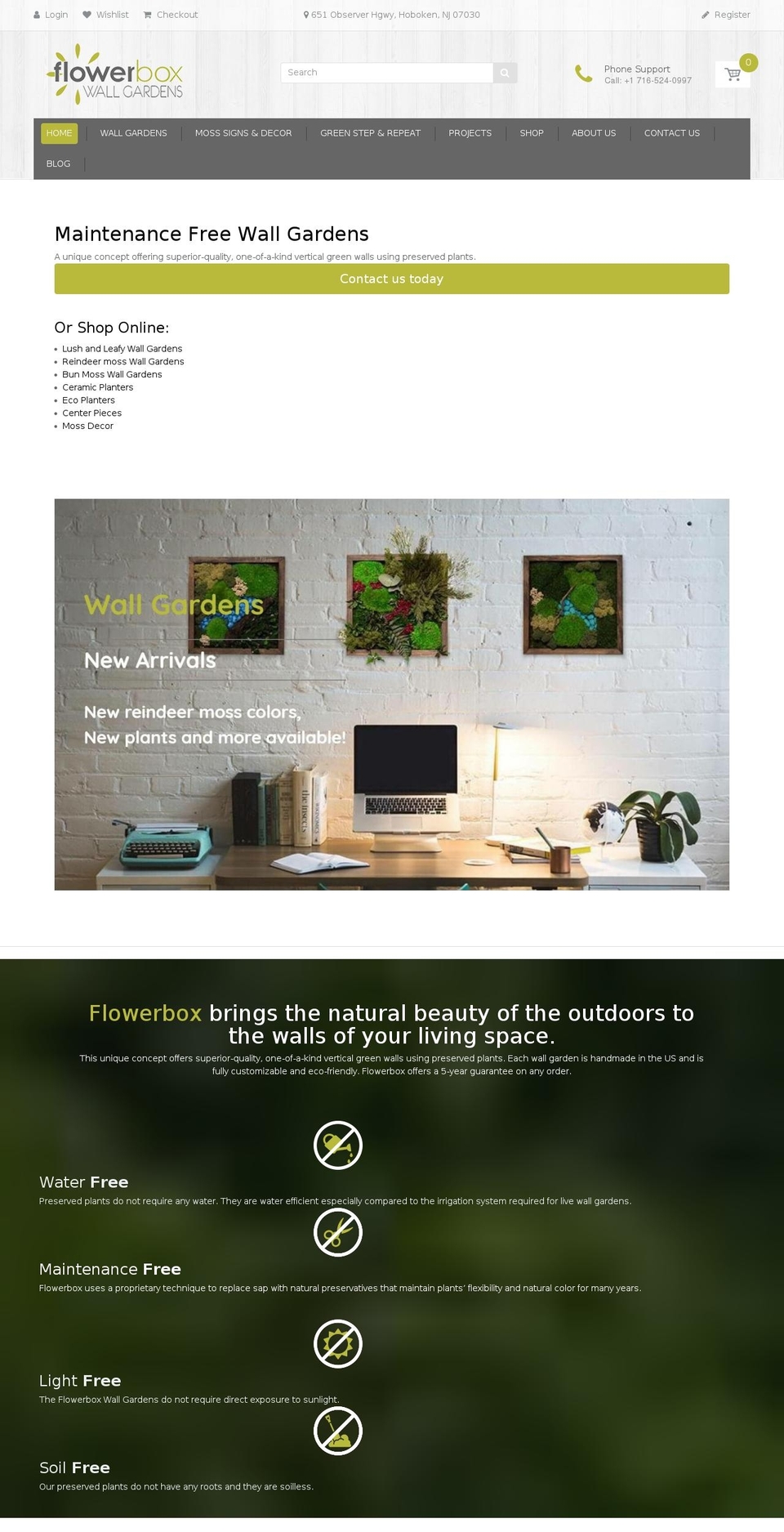 flowerbox.us shopify website screenshot