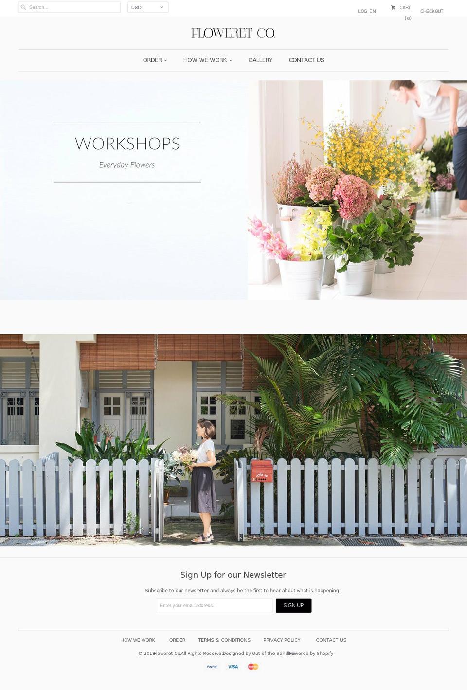 floweretcompany.com — Shopify storefront screenshot