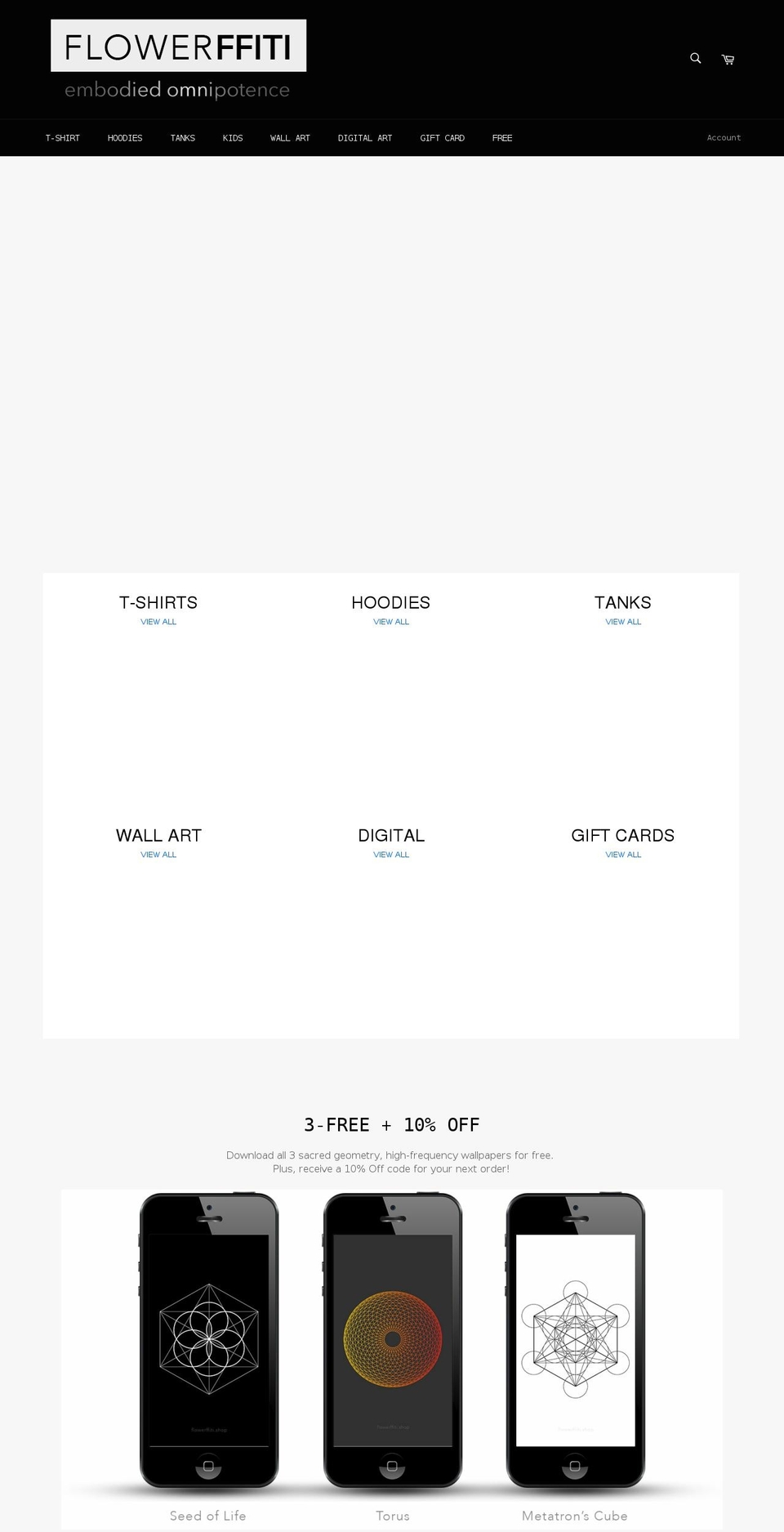 flowerffiti.shop shopify website screenshot