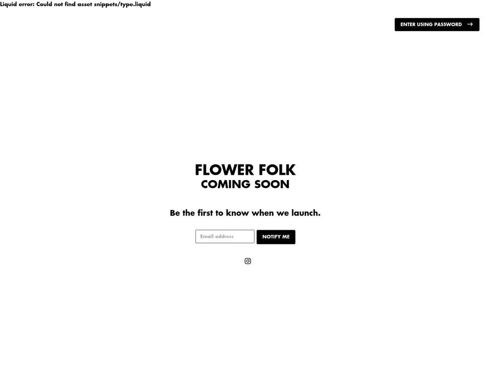 flowerfolkslo.com shopify website screenshot