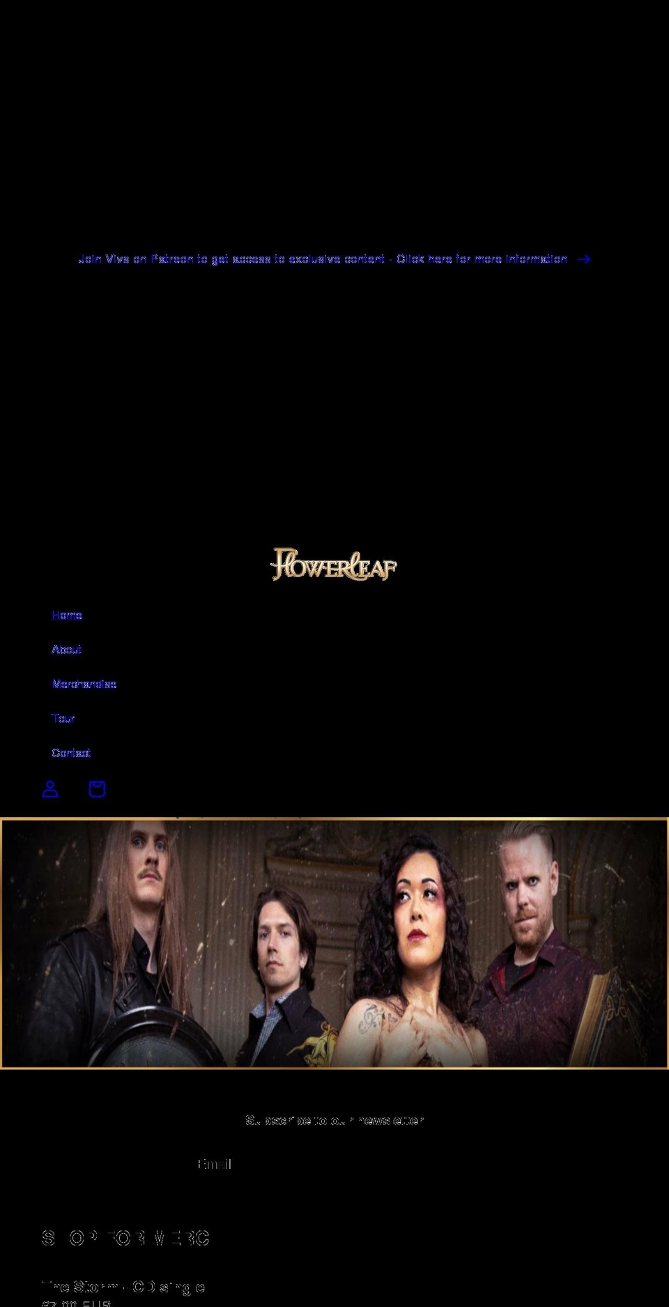 flowerleafband.com shopify website screenshot