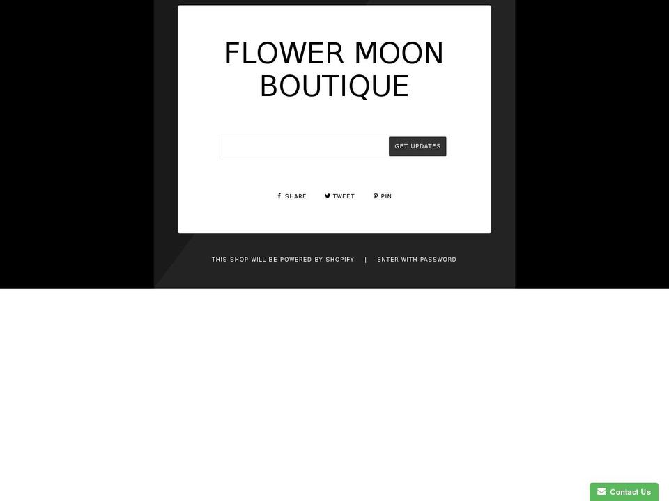 FM Shopify theme site example flowermoonboutique.com