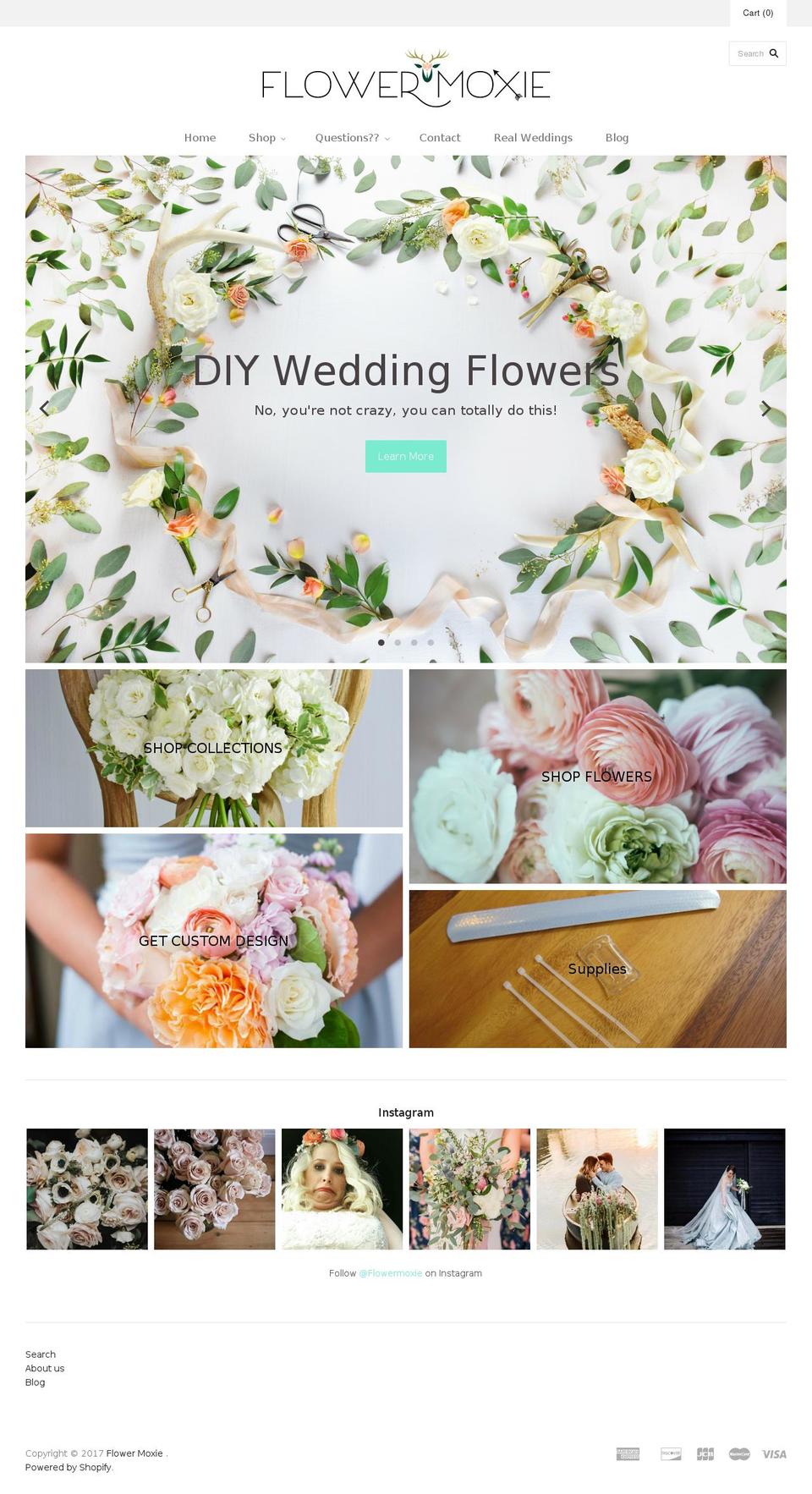 flowermoxie.com shopify website screenshot