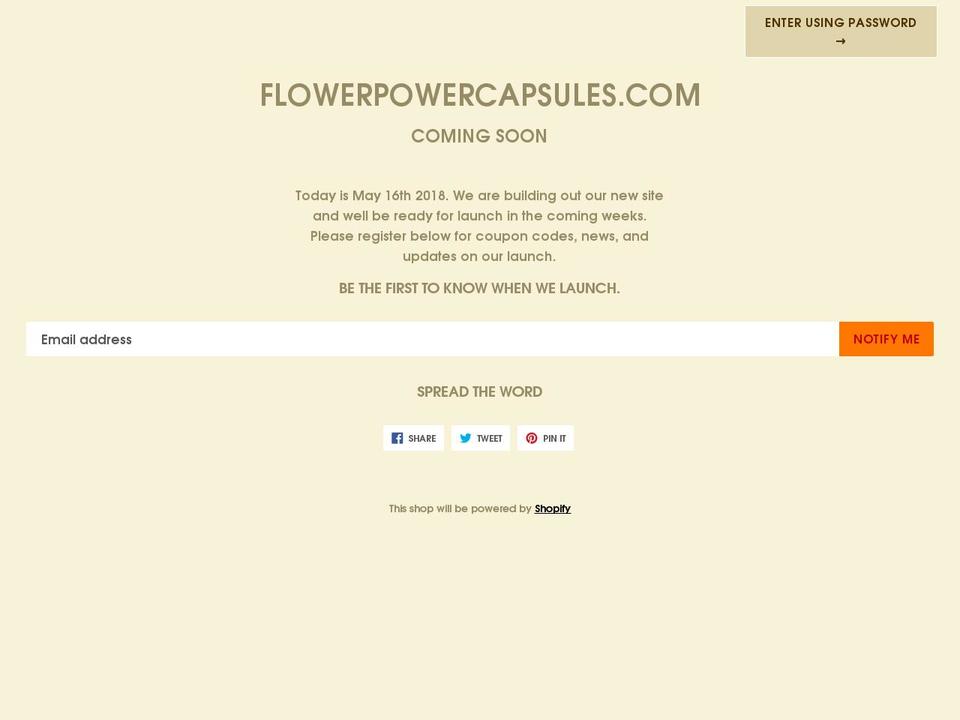 dsl-theme-6 Shopify theme site example flowerpowercapsules.com