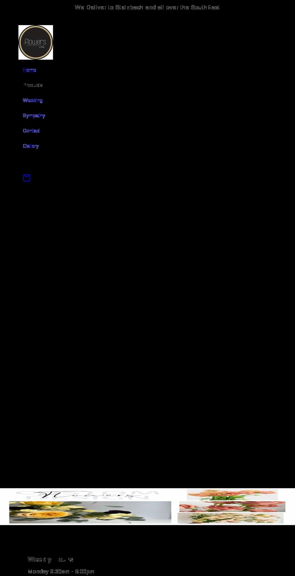 flowersatfields.com shopify website screenshot