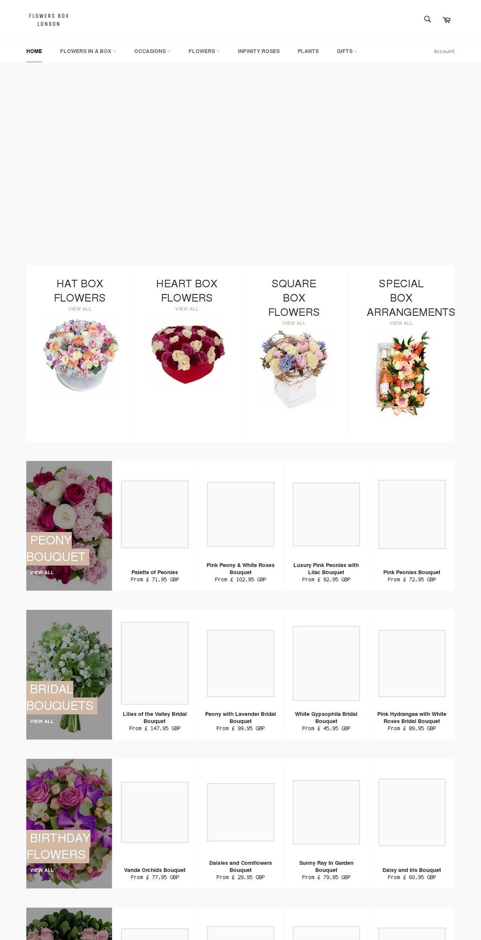 flowersbox.co.uk shopify website screenshot