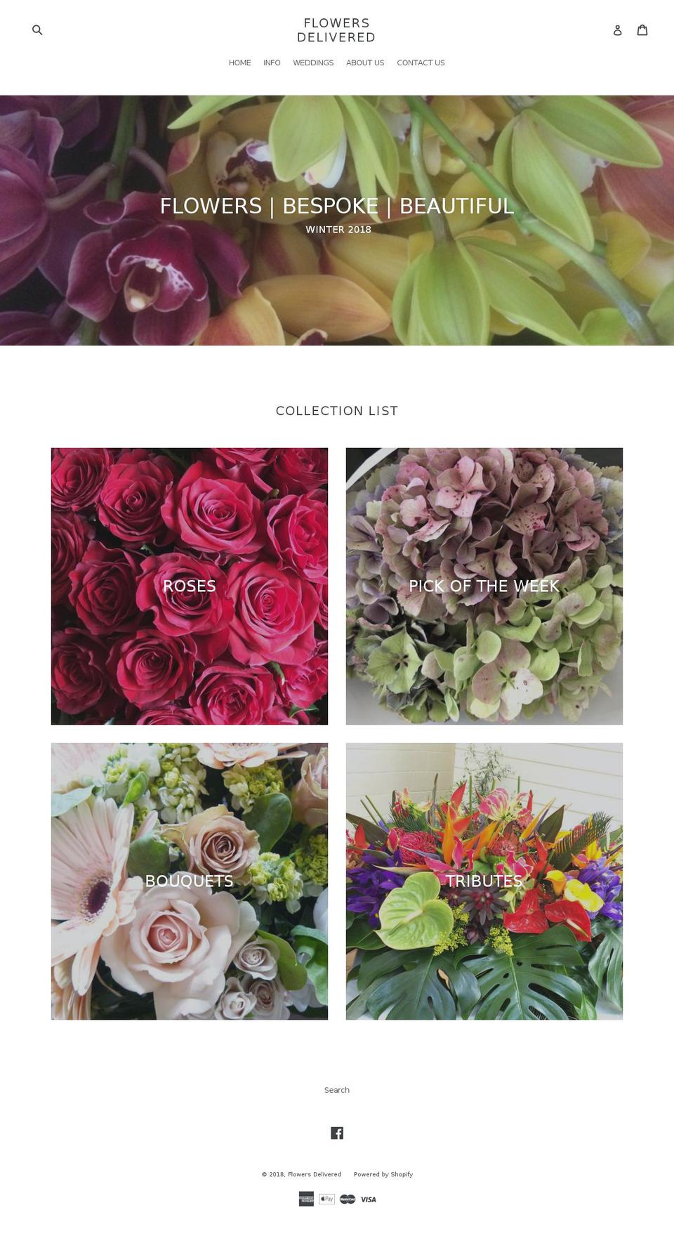 flowersdelivered.co.nz shopify website screenshot