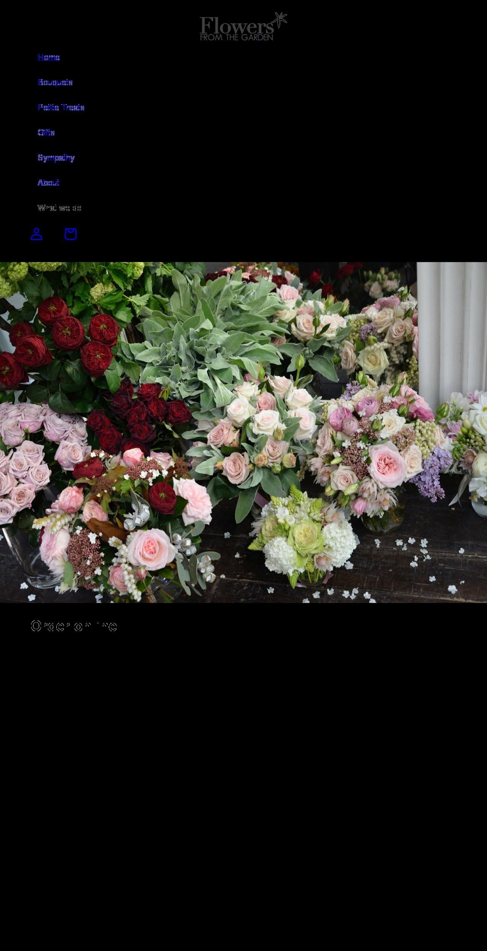 flowersfromthegarden.com.au shopify website screenshot