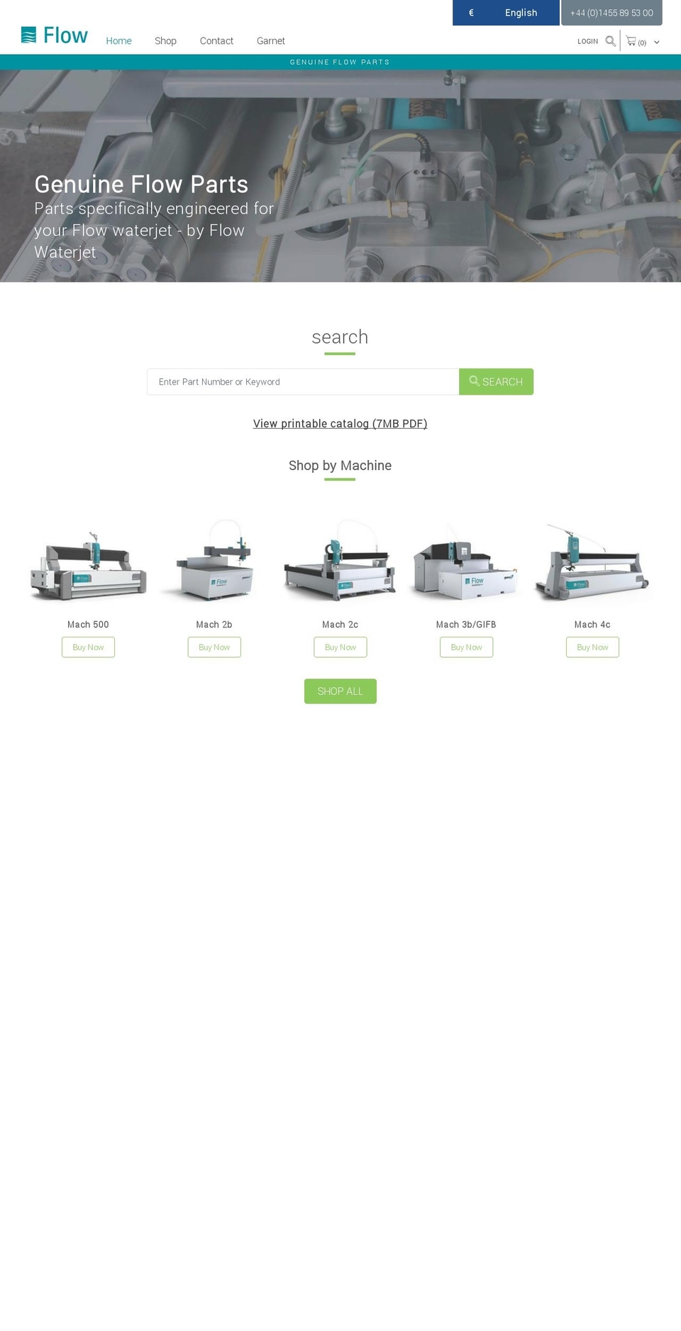 Satel 4.1 Shopify theme site example floweuropeparts.com