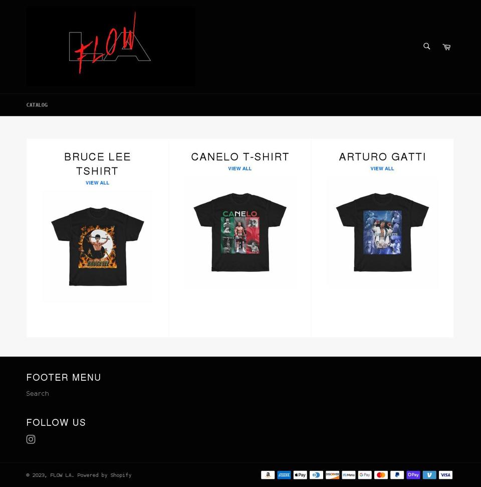 flowlosangeles.com shopify website screenshot