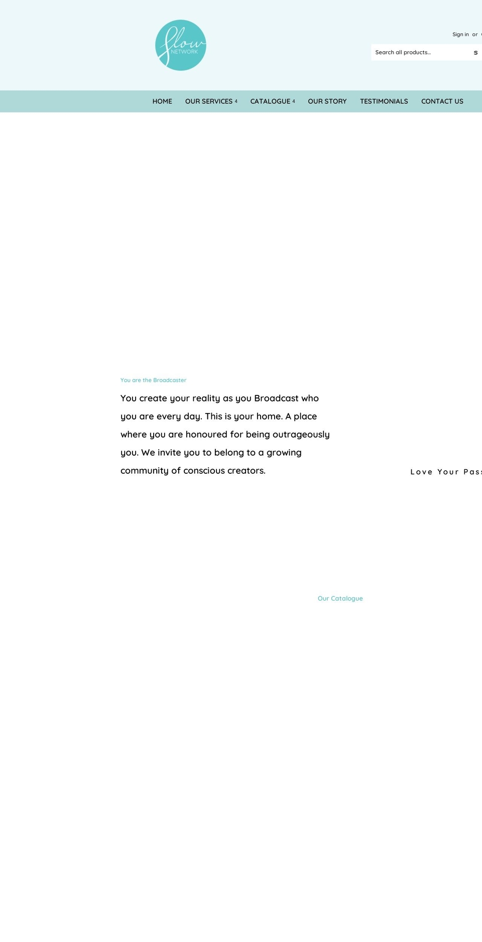 flownetwork.ca shopify website screenshot