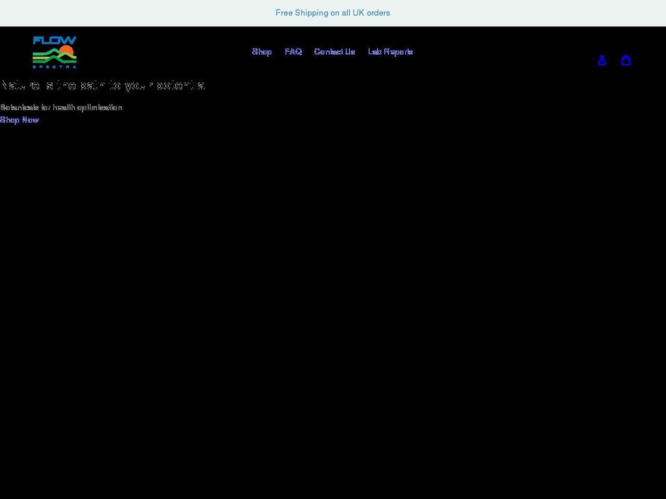 flowspectra.com shopify website screenshot
