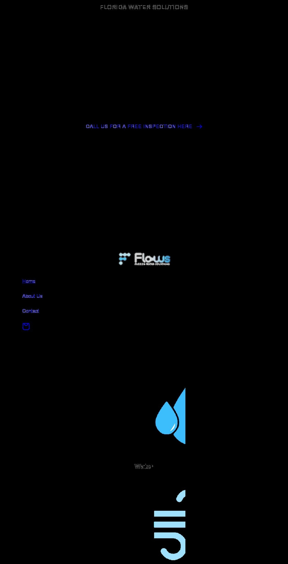 flowswater.com shopify website screenshot