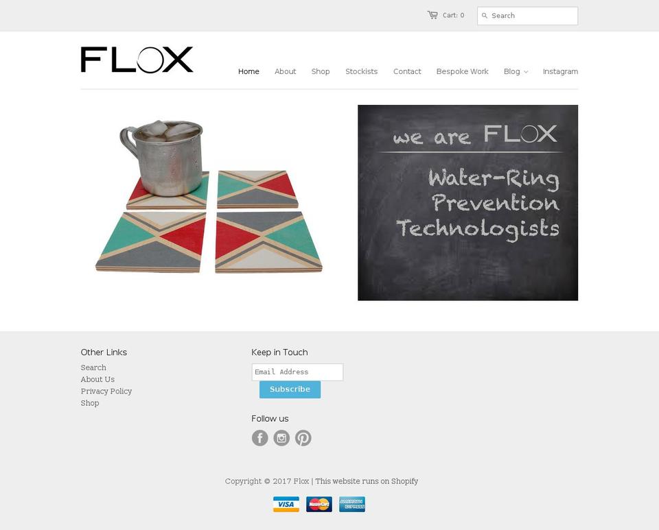 floxcoasters.com shopify website screenshot