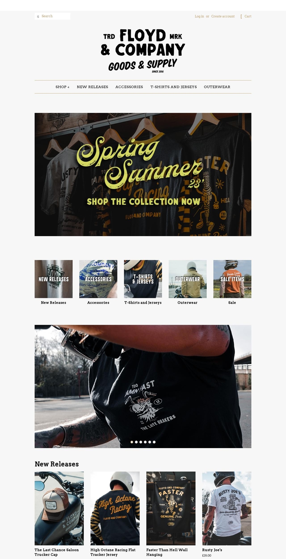 floydandco.co.uk shopify website screenshot