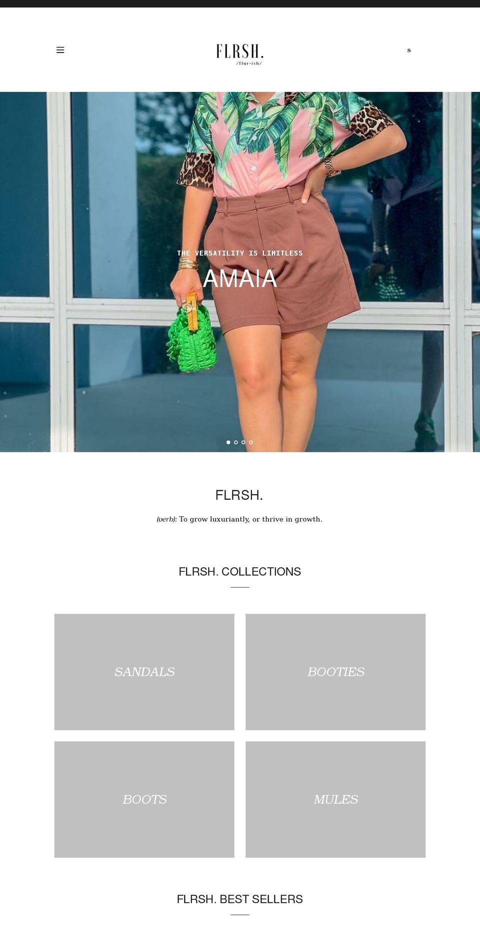 flrshbrand.com — Shopify storefront screenshot