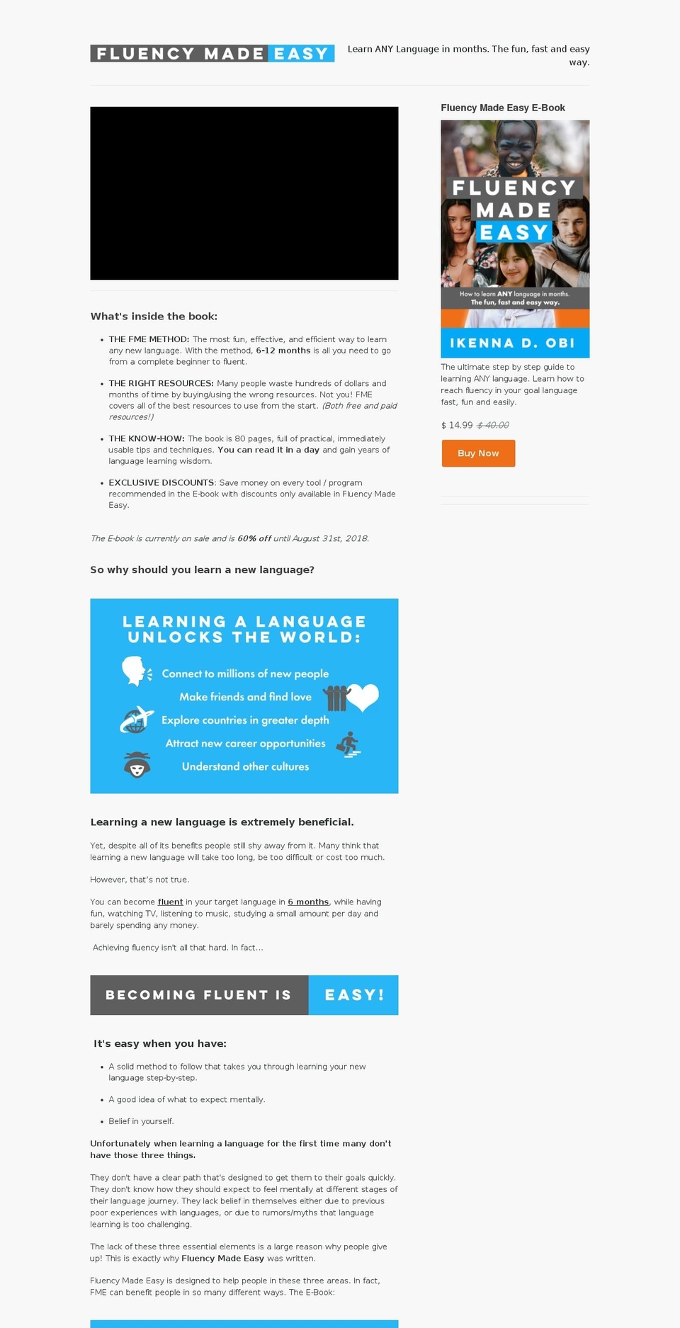 fluencymadeeasy.com — Shopify storefront screenshot