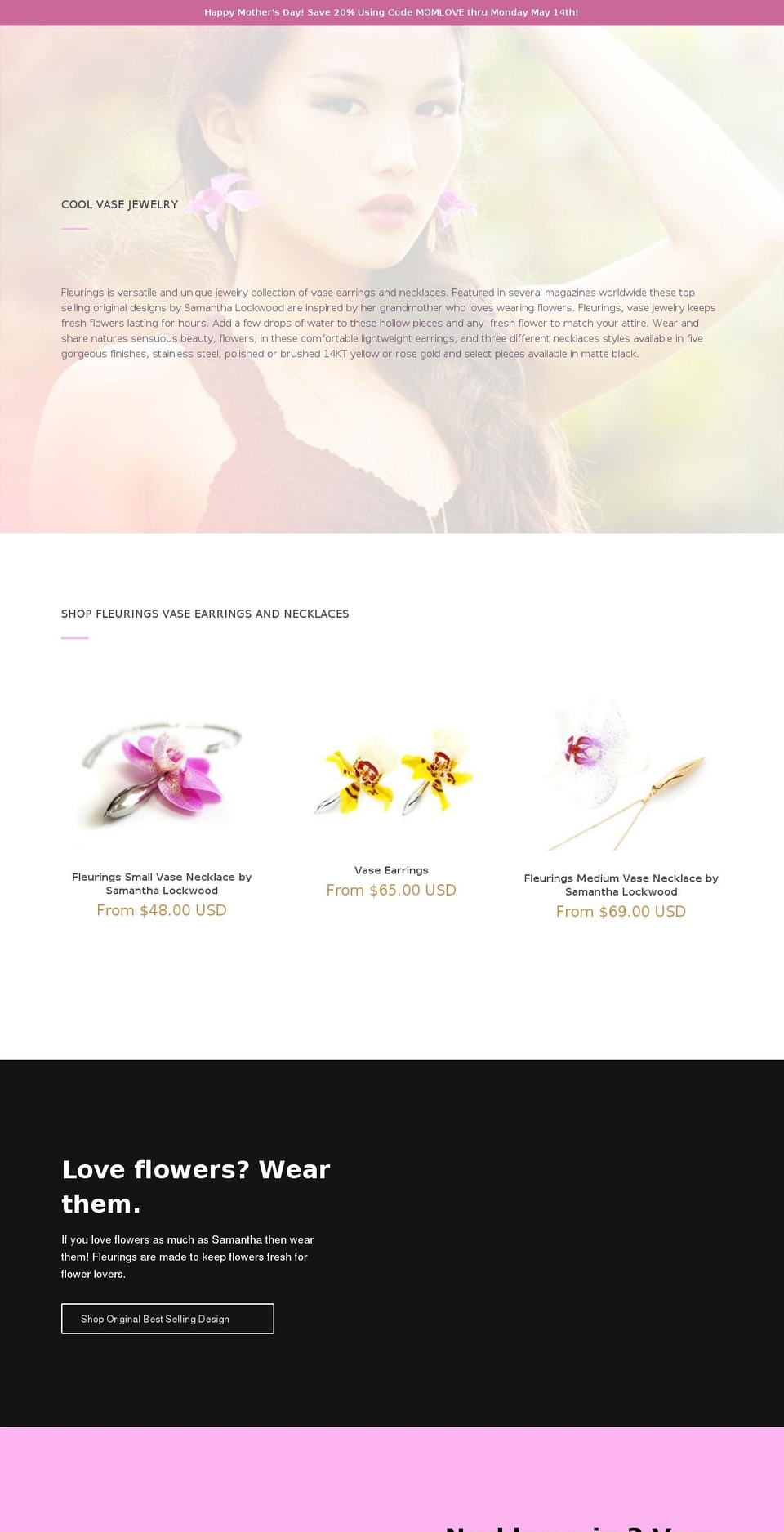 fluerings.com shopify website screenshot