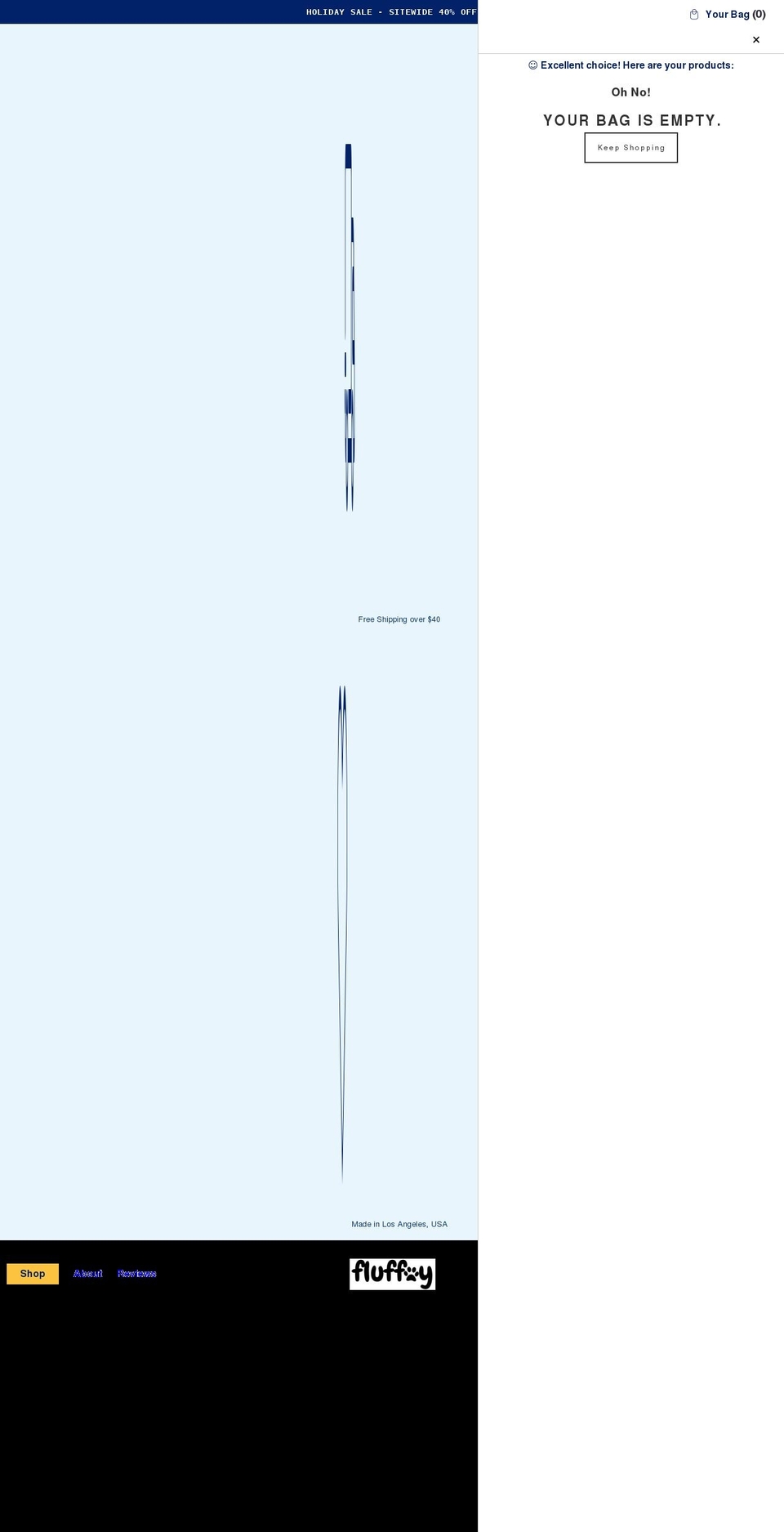 fluffay.com shopify website screenshot