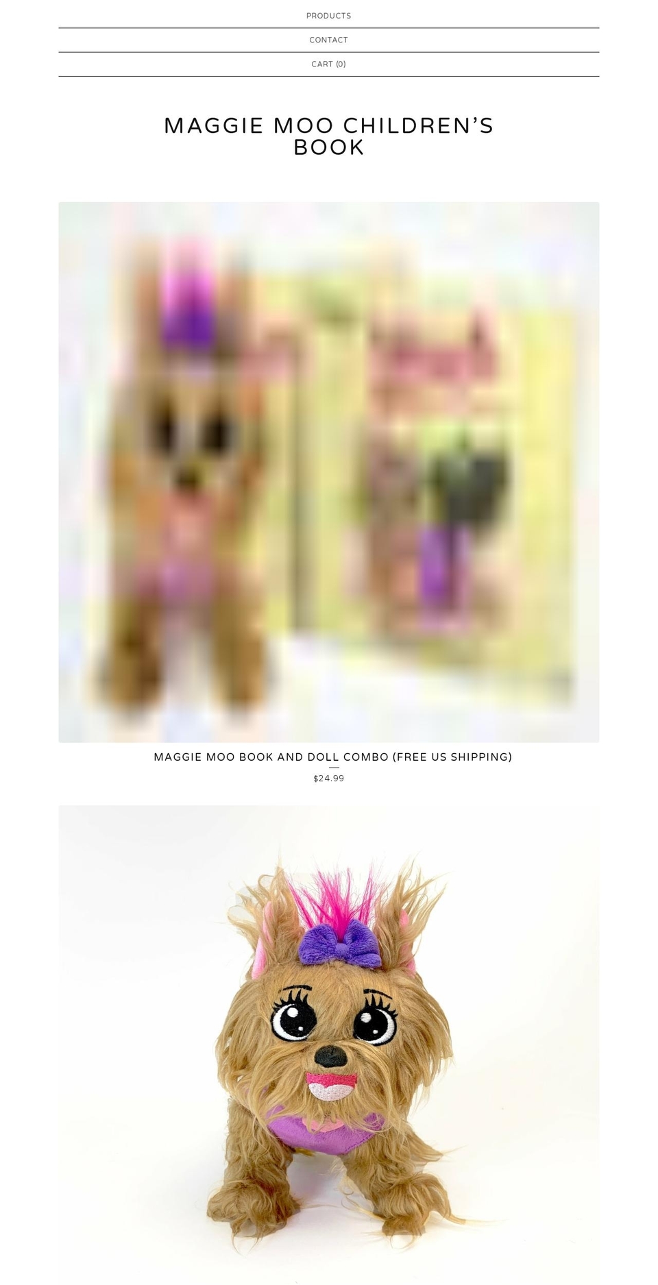 fluffertonfriends.com — Shopify storefront screenshot